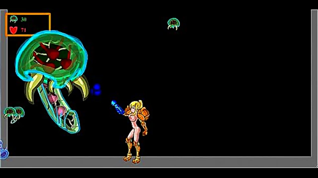Samus Pleasures Metroid with Fiery Passion in Hentai Gameplay