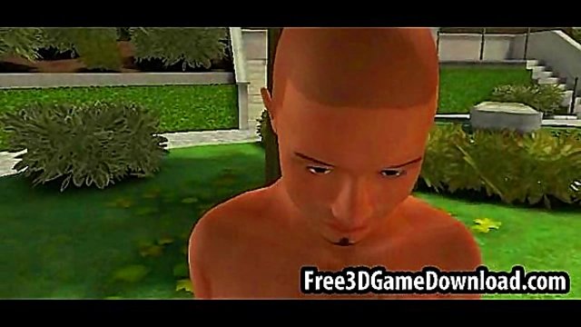 Sensual 3D Cartoon Beauty in Red Dress Delivers Mind-Blowing blowjob