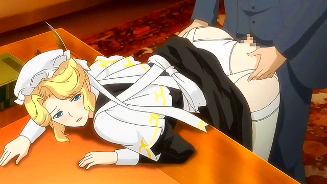 Busty Anime Maid Satisfies Her Horny Master for a Scorching Climax