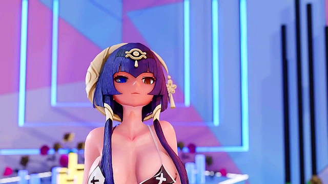 Candace Seduces in Sultry hentai Animation from Genshin Impact MMD Scene