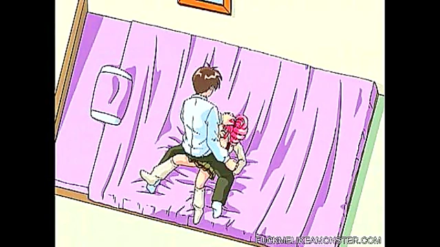 Buxom Anime Seductress Enjoys Rough Sex and Craves Cum Tasting Pleasure