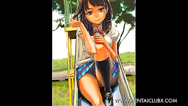 Daily Dose of Ecchi – Anime Girls 18+  Flirt Seductively in Revealing Panties