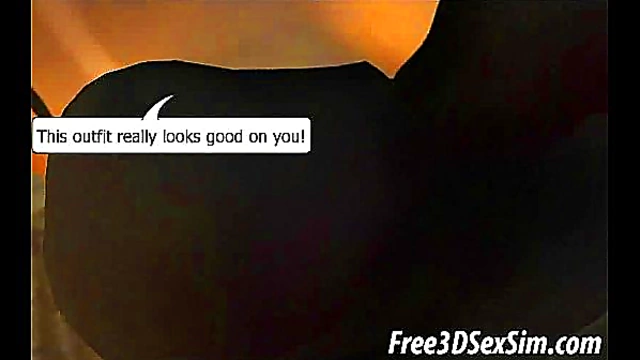 Steamy 3D Babe Tempts Stud with Sultry Anime Attire