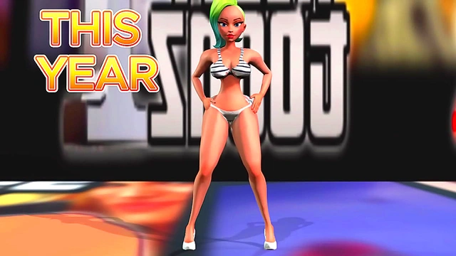 Kim's Incredible Bosom Shakes in Thrilling 3D Anime Adventure