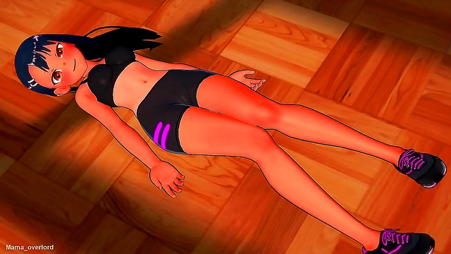 Nagatoro Teases with a Sensual Handjob in 3D Anime Fantasy