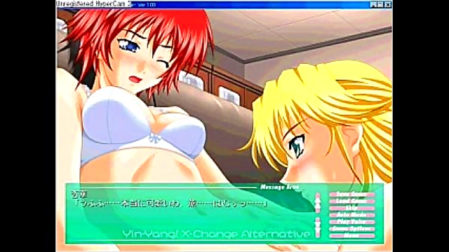 Intimate Eroge Encounter – Horny Hentai Duo Shares Steamy Pleasure