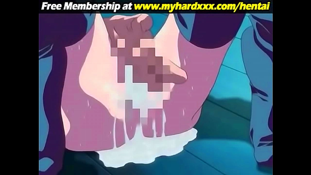 Steamy hentai couple ignites passionate animated pleasure session