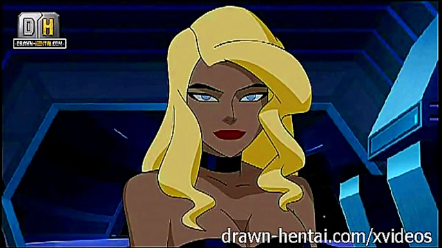 Blonde Black Canary Finds Pleasure with The Flash in Justice League hentai