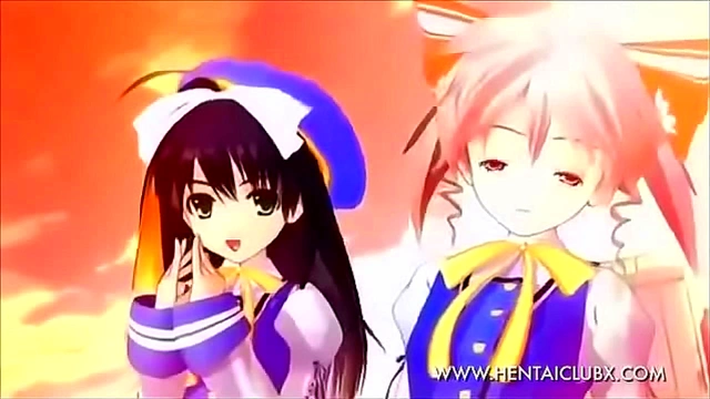 Sexy Anime Girls 18+ Tempts Gamer for Steamy Ecchi Adventure in Hot Session