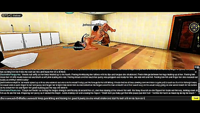 Josh Devours Pussy in Steamy 3D Hentai Game Animation