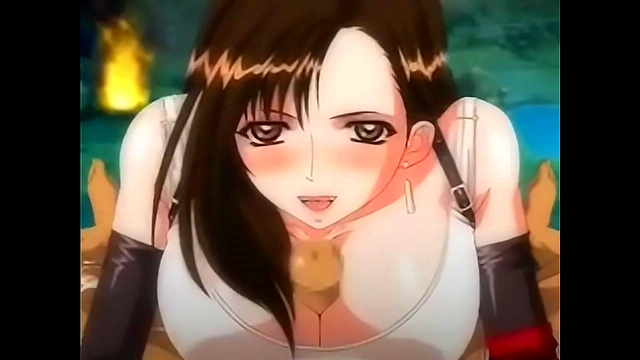 Tifa From FF7 Pleasures You With Her Generous Curves in Steamy Anime Scene