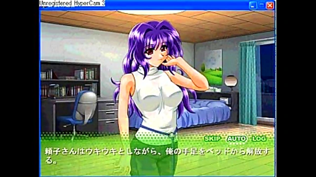Yoriko Tempts withErotic Anime Pleasures in hentai eroge Scenes
