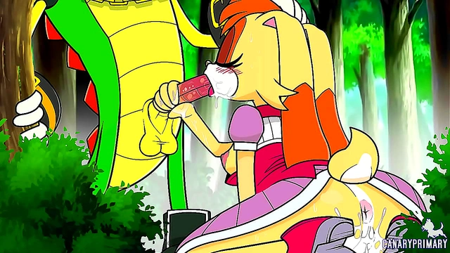 Furry Toon Finds Bliss in Outdoor blowjob Delights