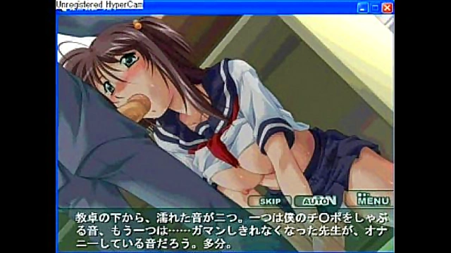 Professor Cherry Tempts Her Naive Student in Steamy Hentai Classroom Encounter