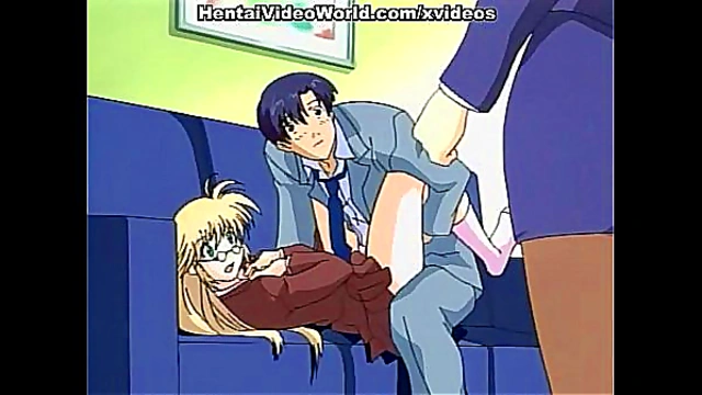 Saucy Anime Babe Turns Card Game Sexy with Wild Triple Play Action