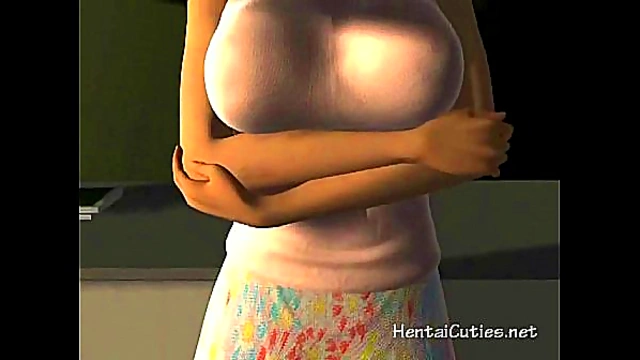Buxom Anime Teacher Relishes Intense Group Sex with Titillating Fetish Play