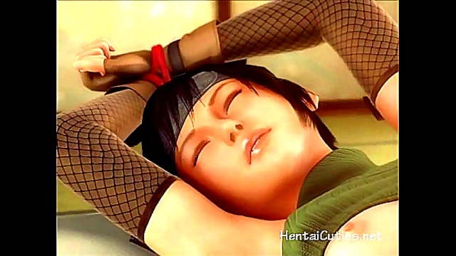 Sensual Anime Babe Pleasures Her Pink Pussy Before Hardcore Sex