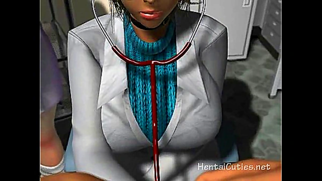 Sexy Anime Nurses Pleasure Patient Hard with Seductive Tit Action