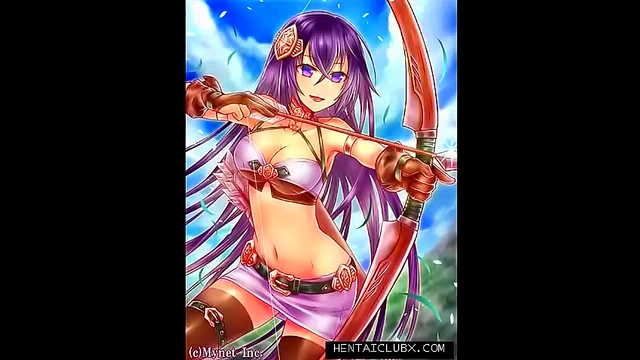 Seductive Anime maidens Glide Through Alluring Hentai Art Gallery Softcore Show