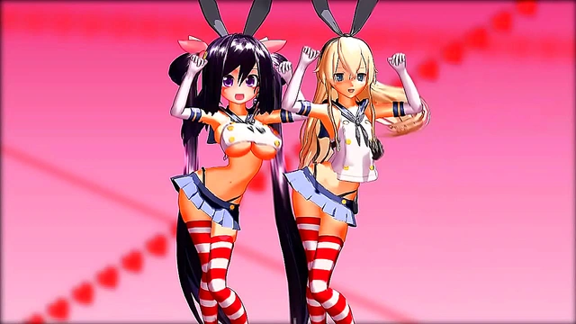 Seductive 3D MMD Hentai Babe Dances Provocatively to the Rhythm