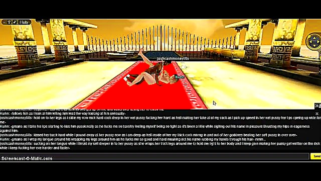 Greek Kuhn Seduces withSteamy 3D Hentai Action in IMVU Game Animations