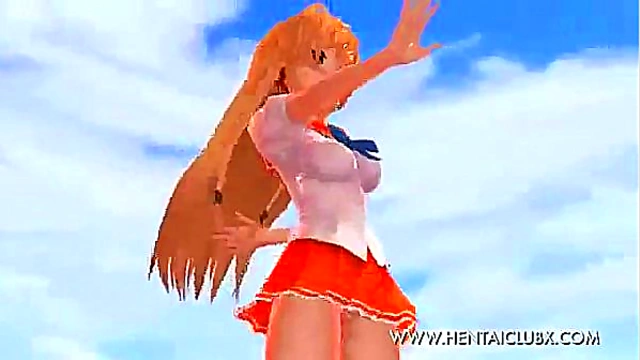 Seductive Sweet Devil Anime Babe Delivers Steamy Ecchi Pleasure