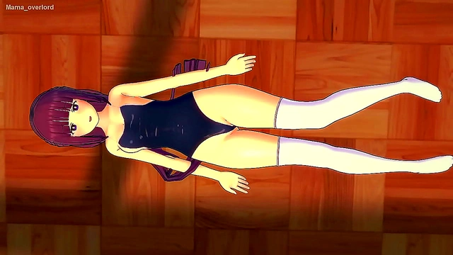 Fern Tempts in Tight Swimsuit for Steamy Uncensored Hentai Pleasure