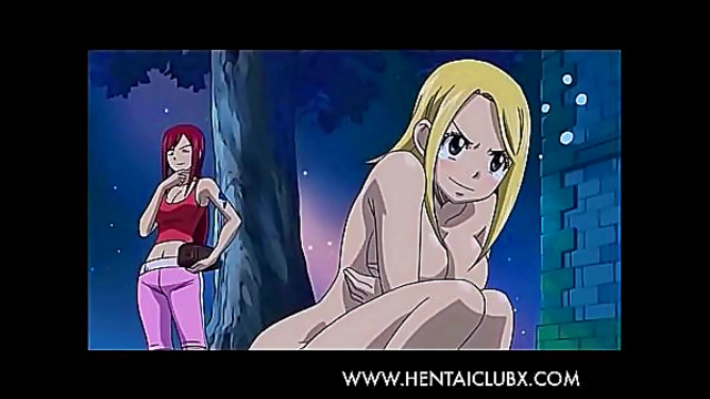 Hilarious StepMoments & Steamy Fan Service in Fairy Tail OVA 1 - Seductive Anime Girls 18+  Tease!