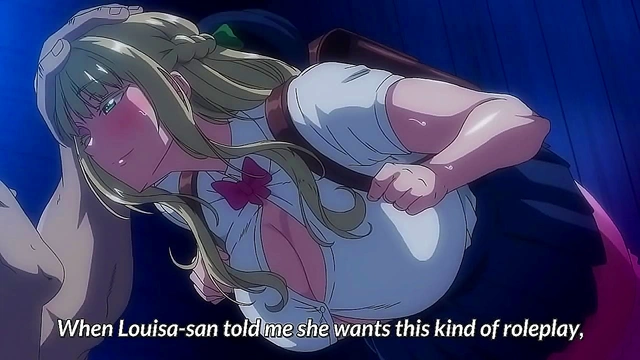 Blonde Busty Hentai Beauty Rides Him Wild for a Juicy Climax