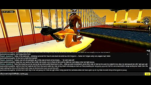Greek Goddess Tempts with Steamy Anime Passion in 3D IMVU Adventure