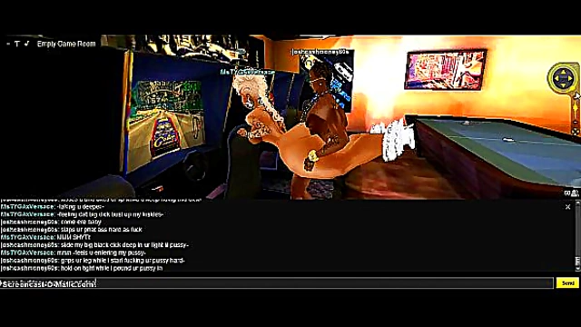 Tyga’s Game Room – 3D Anime Babe Gets Naughtily Playful in IMVU World