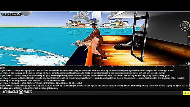 Sensual 3D Anime Babe Enjoys Steamy Anal Adventure on a Boat Ride
