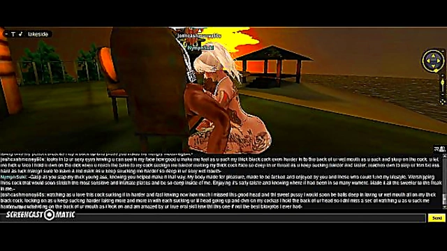 Nymph Beach Paradise – 3D Anime Goddess Satisfies Him by the Waves