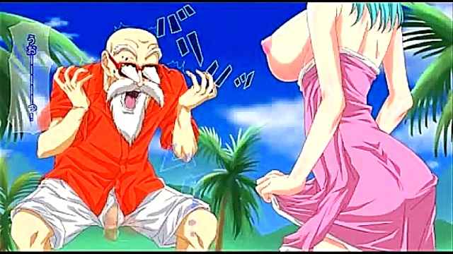 Bulma Satisfies Master Roshi’s Desires in Steamy Dragon Ball Z AnimeScene