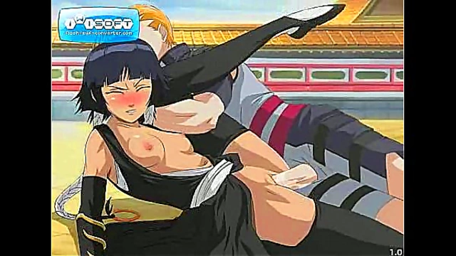 Soi Fon Engages in Intense Passion with Her Lover in Bleach Anime Scene