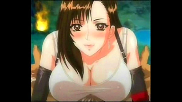 Tifa Tempts with a Sultry blowjob in Steamy Hentai StepMoment