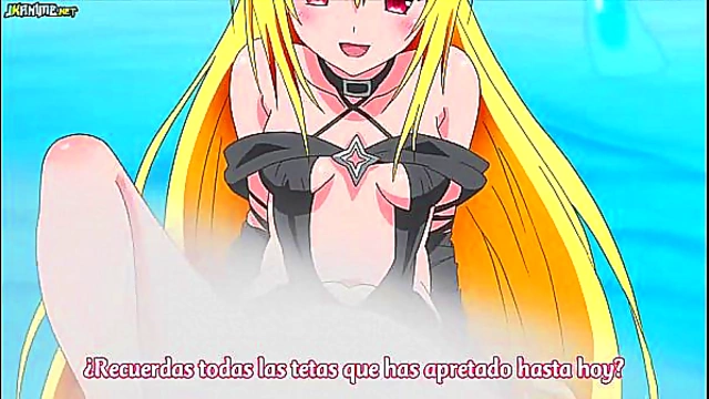 Seductive Anime Beauty Unleashes Ecchi Pleasure in To Love-Ru Darkness Scene