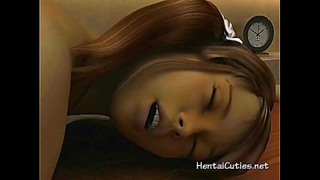 Busty Anime Goddess Enjoys Intense Couch Rider Session with Tit-Fetish Delight