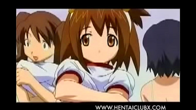 Playful Anime Girls 18+  Enjoy Hilarity and Pleasure in theLocker Room with a Monster