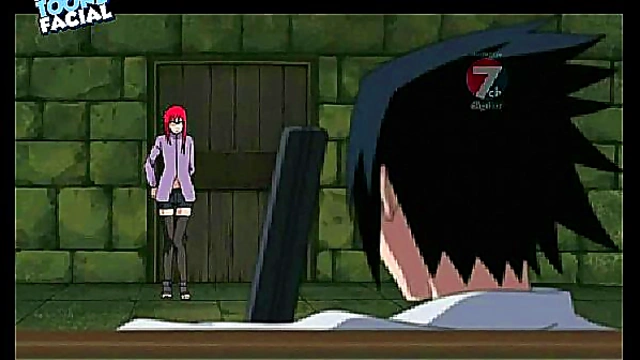 Sasuke Seduces Karin with Fiery Passion in Steamy Naruto Hentai Scene