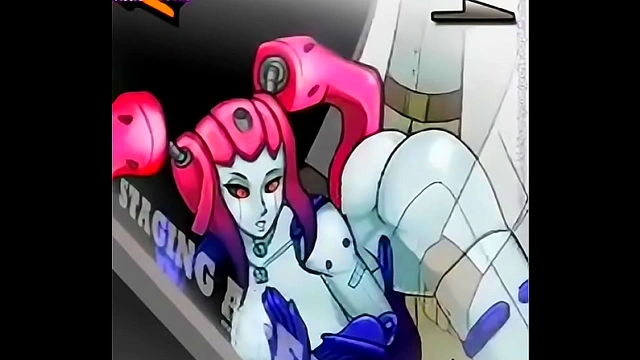 Steamy Encounter – Pink-Haired Robot Girls 18+ Seduces in Hot Hentai Scene