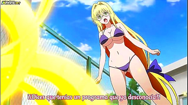 Seductive Anime Girls 18+ Finds Ecstatic Bliss in To Love-Ru Darkness Episode