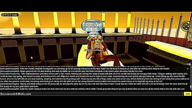 Sensual IMVU Game Babe Enjoys Intense 3D Anime Double Pleasure Adventure