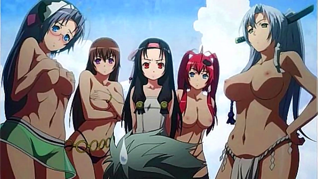 Blushing Samurai Gal Finds Ecstatic Pleasure in Hyakka RyoranAdventure