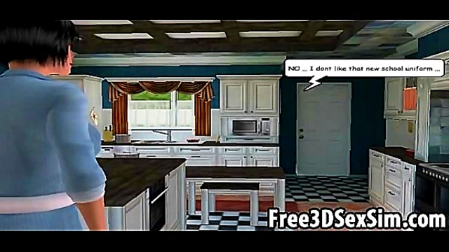 Two 3D Cartoon Cuties Tempt Their Lustful Boss in the Office for a Hot Rendezvous