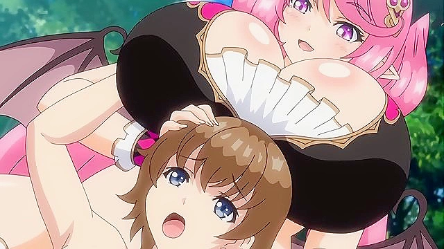 Huge-Busted Succubus Rides Virgin Cock in Erotic Wonderland Adventure