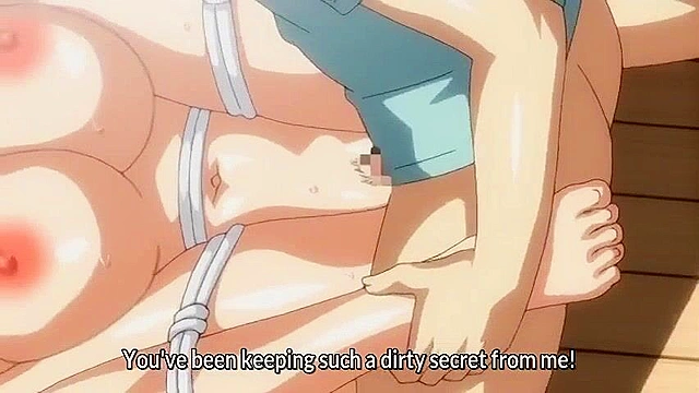 Blindfolded StepMom Finds Pleasure with Nephew and Son in Beloved StepMother 1 Hentai Scene