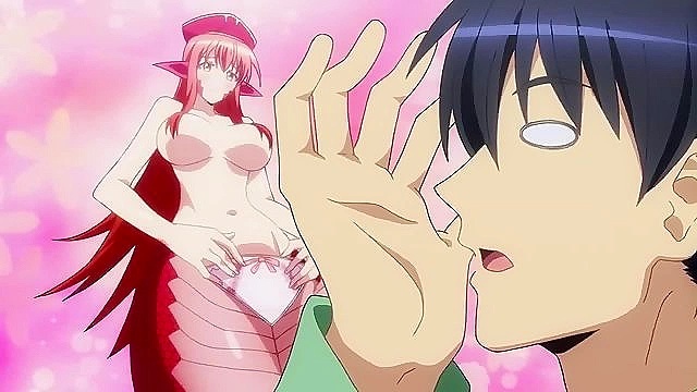 Sultry Serpent Lady Seduces Teen 18+ in Bedroom Fantasy Scene