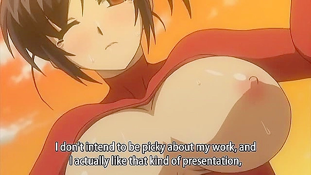 Busty News Announcer Satisfies Perverted Man with Steamy Bathroom Blowjob