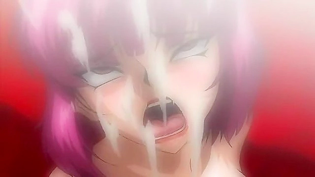 Ogres Roughly Pleasure a Hentai Girls 18+, Her to Swallow Their Cum